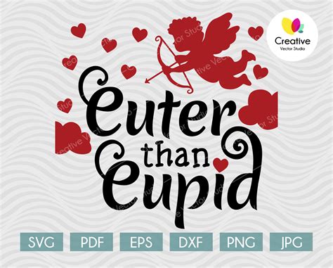 Download Free Cuter than Cupid SVG Digital Cut File Commercial Use